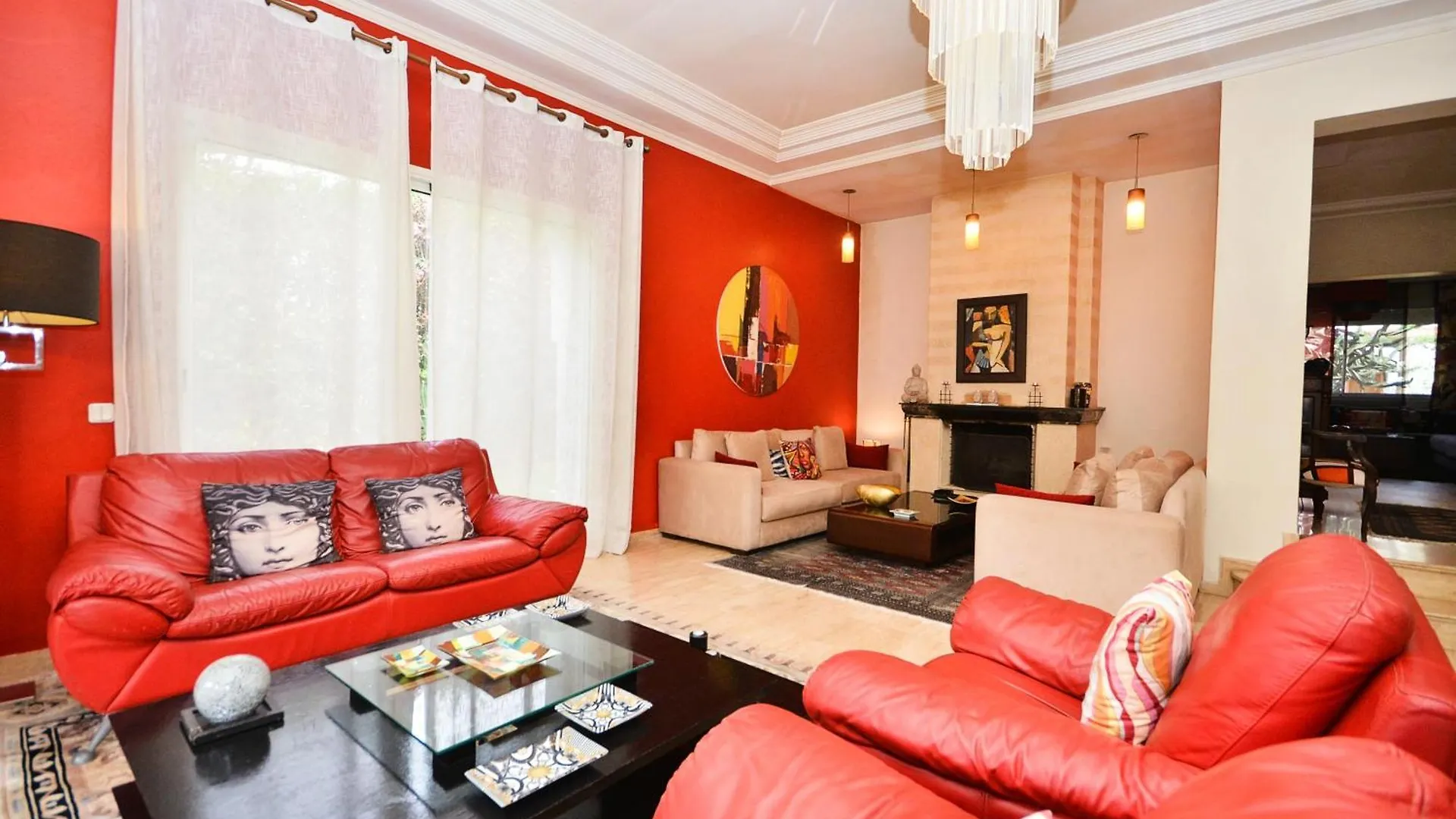 Sunny Villa Oceanside 4Br Casablanca